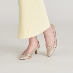 OLYMPA HEELS LIGHT GOLD METALLIC STELLA(Olympa Heels Light Gold Metallic Stella) -Dolce Vita Shop DOLCEVITA HEELS OLYMPA LIGHTGOLDMETALLICSTELLA 03