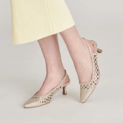 OLYMPA HEELS LIGHT GOLD METALLIC STELLA(Olympa Heels Light Gold Metallic Stella) -Dolce Vita Shop DOLCEVITA HEELS OLYMPA LIGHTGOLDMETALLICSTELLA 04