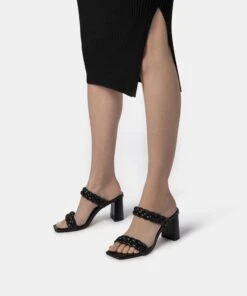 PAILY WIDE HEELS BLACK STELLA - Re:vita(Paily Wide Heels Black Stella Resale) -Dolce Vita Shop DOLCEVITA HEELS PAILY BLACK STELLA ONFOOT 2 dd3eee00 d550 400b b2fd 7a73e38fda26