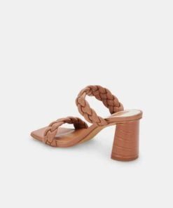 PAILY HEELS CARAMEL STELLA - Re:vita(Paily Heels Caramel Stella Resale) -Dolce Vita Shop DOLCEVITA HEELS PAILY CARAMEL STELLA INSTEP BACK