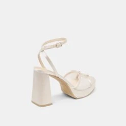 PANDOR HEELS WHITE TULLE(Pandor Heels White Tulle) -Dolce Vita Shop DOLCEVITA HEELS PANDOR WHITETULLE 03