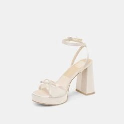 PANDOR HEELS WHITE TULLE(Pandor Heels White Tulle) -Dolce Vita Shop DOLCEVITA HEELS PANDOR WHITETULLE 08