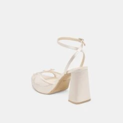 PANDOR HEELS WHITE TULLE(Pandor Heels White Tulle) -Dolce Vita Shop DOLCEVITA HEELS PANDOR WHITETULLE 09