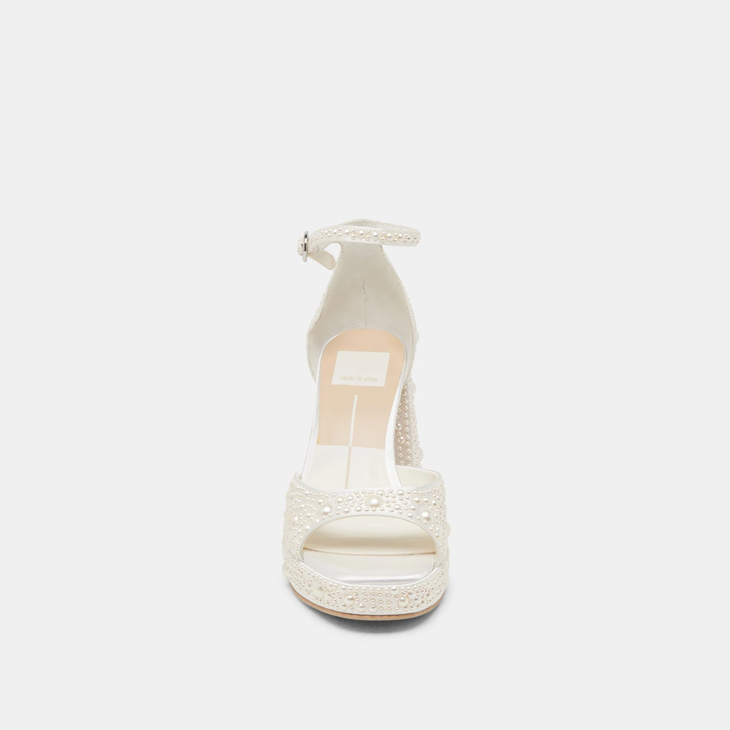 PANDRO PEARL HEELS TRUE WHITE SATIN(Pandro Pearl Heels True White Satin) 9 PANDRO PEARL HEELS TRUE WHITE SATIN(Pandro Pearl Heels True White Satin) - Image 9