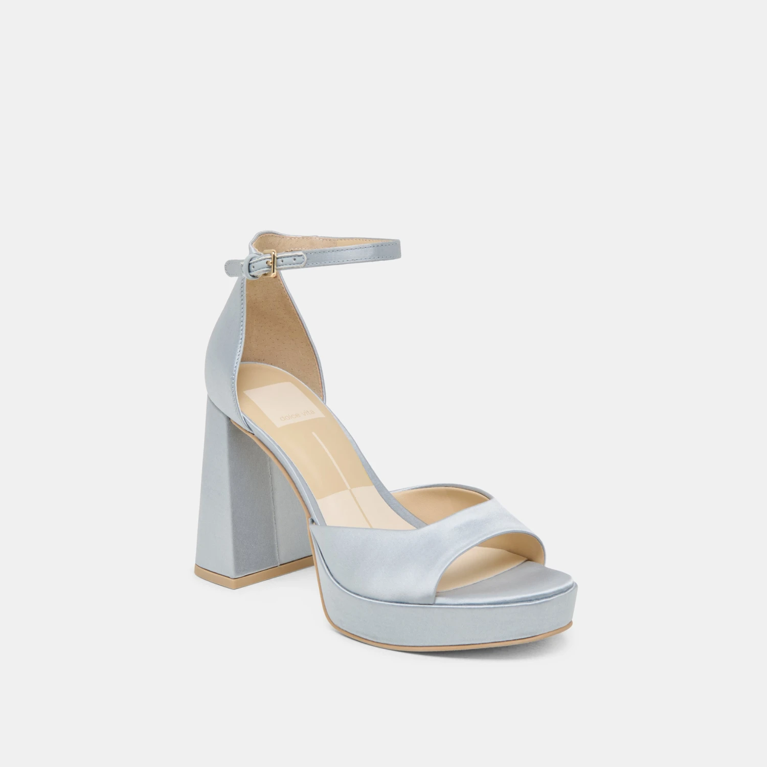 PANDRO HEELS LIGHT BLUE SATIN(Pandro Heels Light Blue Satin) 2 PANDRO HEELS LIGHT BLUE SATIN(Pandro Heels Light Blue Satin) - Image 2