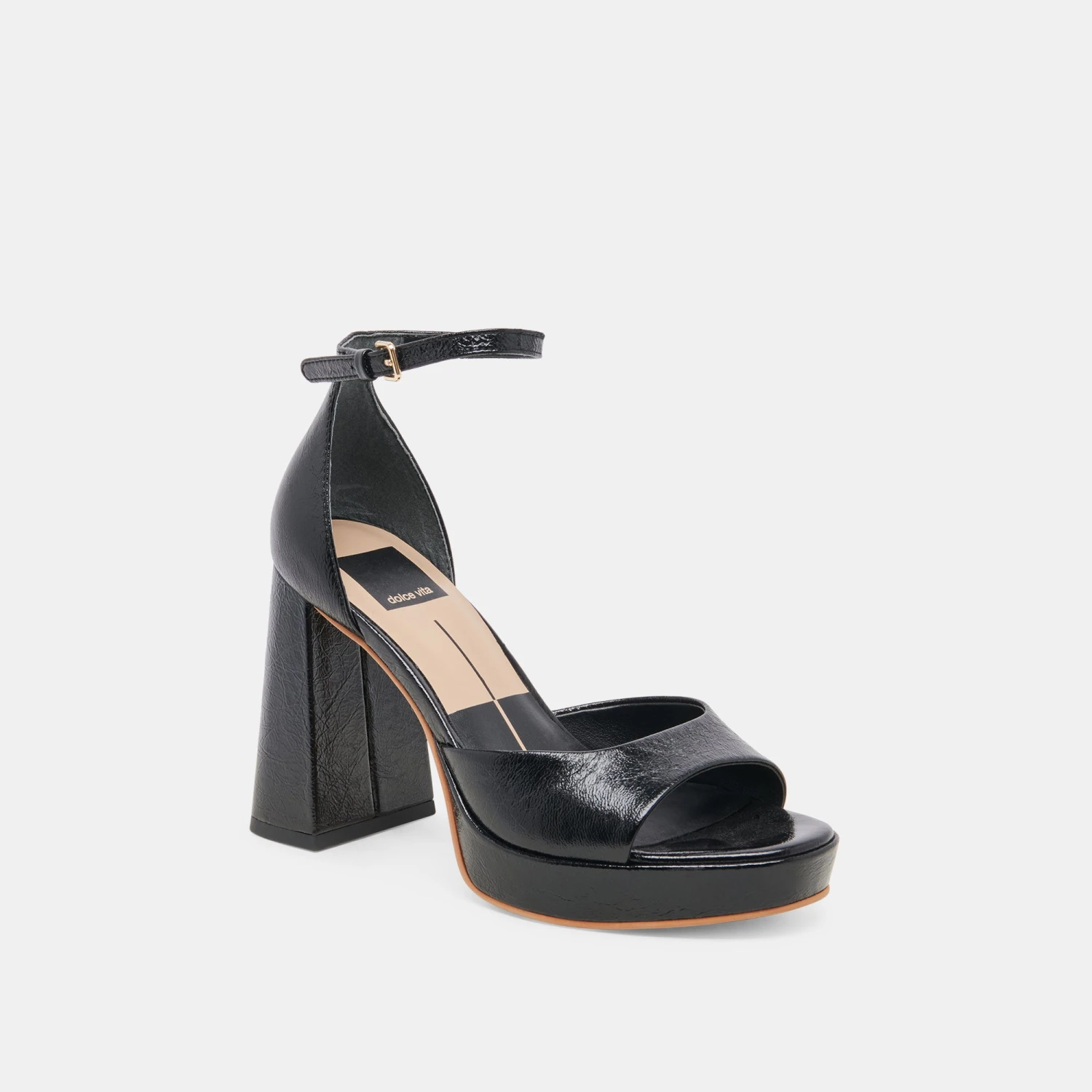 PANDRO HEELS MIDNIGHT CRINKLE PATENT(Pandro Heels Midnight Crinkle Patent) 2 PANDRO HEELS MIDNIGHT CRINKLE PATENT(Pandro Heels Midnight Crinkle Patent) - Image 2