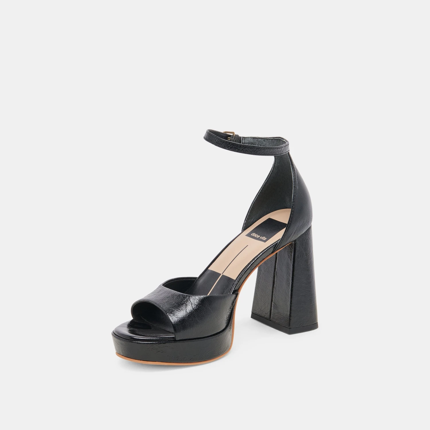 PANDRO HEELS MIDNIGHT CRINKLE PATENT(Pandro Heels Midnight Crinkle Patent) 4 PANDRO HEELS MIDNIGHT CRINKLE PATENT(Pandro Heels Midnight Crinkle Patent) - Image 4