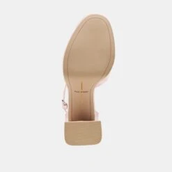 PANDRO X BYRDIE GOLF HEELS PINK PLAID GINGHAM(Pandro X Byrdie Golf Heels Pink Plaid Gingham) -Dolce Vita Shop DOLCEVITA HEELS PANDRO PINKPLAIDGINGHAM 07