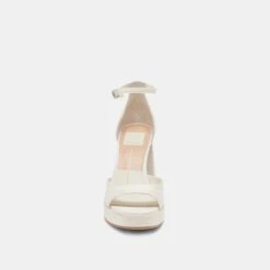 PANDRO WIDE HEELS WHITE SATIN(Pandro Wide Heels White Satin) -Dolce Vita Shop DOLCEVITA HEELS PANDRO WHITE SATIN 04 f658449e fabe 4a51 aaf7 97fa462cb034