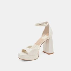 PANDRO WIDE HEELS WHITE SATIN(Pandro Wide Heels White Satin) -Dolce Vita Shop DOLCEVITA HEELS PANDRO WHITE SATIN 08 b064eff3 7853 4acd bcea b54e7ba3a82c