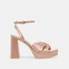 PARLO HEELS BLUSH SATIN(Parlo Heels Blush Satin)