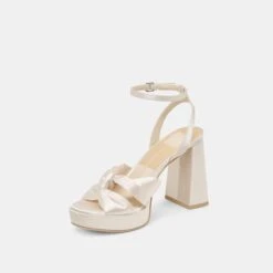 PARLO HEELS IVORY SATIN(Parlo Heels Ivory Satin) -Dolce Vita Shop DOLCEVITA HEELS PARLO IVORYSATIN 08