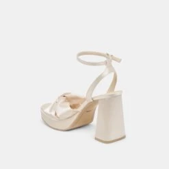 PARLO HEELS IVORY SATIN(Parlo Heels Ivory Satin) -Dolce Vita Shop DOLCEVITA HEELS PARLO IVORYSATIN 09