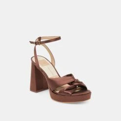 PARLO HEELS MID BROWN SATIN(Parlo Heels Mid Brown Satin) 13 PARLO HEELS MID BROWN SATIN(Parlo Heels Mid Brown Satin) -Dolce Vita Shop DOLCEVITA HEELS PARLO MIDBROWNSATIN 01