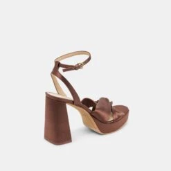 PARLO HEELS MID BROWN SATIN(Parlo Heels Mid Brown Satin) 15 PARLO HEELS MID BROWN SATIN(Parlo Heels Mid Brown Satin) -Dolce Vita Shop DOLCEVITA HEELS PARLO MIDBROWNSATIN 03