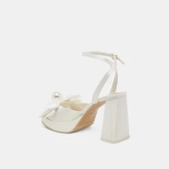 PATTON WIDE HEELS IVORY SATIN(Patton Wide Heels Ivory Satin) -Dolce Vita Shop DOLCEVITA HEELS PATTON IVORY SATIN 09 903091aa 9430 48da afed 232616c55ef9