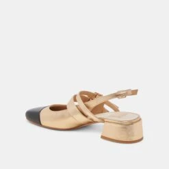 PATZY HEELS GOLD MULTI LEATHER(Patzy Heels Gold Multi Leather) -Dolce Vita Shop DOLCEVITA HEELS PATZY GOLD MULTI LEATHER 09