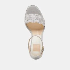 PELTIN HEELS GREY WOVEN RAFFIA(Peltin Heels Grey Woven Raffia) -Dolce Vita Shop DOLCEVITA HEELS PELTIN GREYWOVENRAFFIA 06