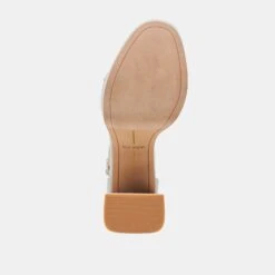 PELTIN HEELS GREY WOVEN RAFFIA(Peltin Heels Grey Woven Raffia) -Dolce Vita Shop DOLCEVITA HEELS PELTIN GREYWOVENRAFFIA 07