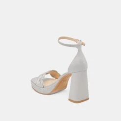 PELTIN HEELS GREY WOVEN RAFFIA(Peltin Heels Grey Woven Raffia) -Dolce Vita Shop DOLCEVITA HEELS PELTIN GREYWOVENRAFFIA 09