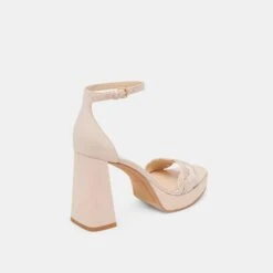 PELTIN HEELS LIGHT PINK WOVEN RAFFIA(Peltin Heels Light Pink Woven Raffia) -Dolce Vita Shop DOLCEVITA HEELS PELTIN LIGHTPINKWOVENRAFFIA 03