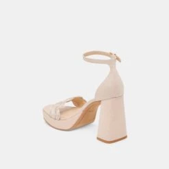 PELTIN HEELS LIGHT PINK WOVEN RAFFIA(Peltin Heels Light Pink Woven Raffia) -Dolce Vita Shop DOLCEVITA HEELS PELTIN LIGHTPINKWOVENRAFFIA 09