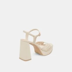 PEYTEN HEELS CREME WOVEN STELLA(Peyten Heels Creme Woven Stella) -Dolce Vita Shop DOLCEVITA HEELS PEYTEN CREMEWOVENSTELLA 03 54c4986e 3519 44b5 88f7 237d4858b2ec