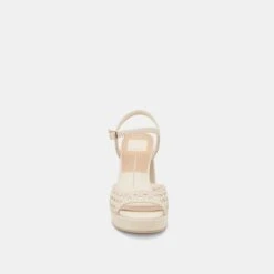 PEYTEN WIDE HEELS CREME WOVEN STELLA(Peyten Wide Heels Creme Woven Stella) -Dolce Vita Shop DOLCEVITA HEELS PEYTEN CREMEWOVENSTELLA 04