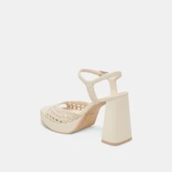 PEYTEN HEELS CREME WOVEN STELLA(Peyten Heels Creme Woven Stella) -Dolce Vita Shop DOLCEVITA HEELS PEYTEN CREMEWOVENSTELLA 09 618665e6 4714 4089 884d 33e996fbac57