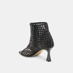 QUIN HEELS BLACK WOVEN LEATHER(Quin Heels Black Woven Leather) -Dolce Vita Shop DOLCEVITA HEELS QUIN BLACKWOVENLEATHER 09