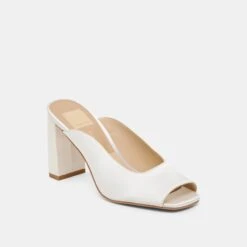 SABELA HEELS OFF WHITE SATIN(Sabela Heels Off White Satin) -Dolce Vita Shop DOLCEVITA HEELS SABELA OFFWHITESATIN 01