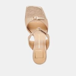 SHANE HEELS GOLD METALLIC LEATHER(Shane Heels Gold Metallic Leather) -Dolce Vita Shop DOLCEVITA HEELS SHANE GOLDLEATHER 06
