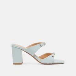 SHANE HEELS ICE BLUE CRINKLE PATENT(Shane Heels Ice Blue Crinkle Patent)