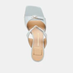 SHANE HEELS ICE BLUE CRINKLE PATENT(Shane Heels Ice Blue Crinkle Patent) -Dolce Vita Shop DOLCEVITA HEELS SHANE LIGHTBLUELEATHER 06