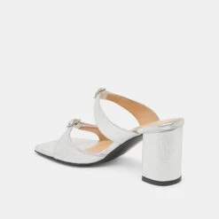 SHANE HEELS SILVER METALLIC LEATHER(Shane Heels Silver Metallic Leather) -Dolce Vita Shop DOLCEVITA HEELS SHANE SILVERLEATHER 09