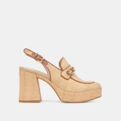 SIRUS HEELS LT NATURAL RAFFIA(Sirus Heels Lt Natural Raffia)