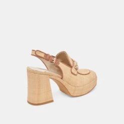 SIRUS HEELS LT NATURAL RAFFIA(Sirus Heels Lt Natural Raffia) -Dolce Vita Shop DOLCEVITA HEELS SIRUS LTNATURALRAFFIA 03
