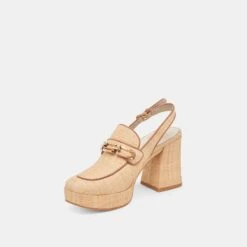 SIRUS HEELS LT NATURAL RAFFIA(Sirus Heels Lt Natural Raffia) -Dolce Vita Shop DOLCEVITA HEELS SIRUS LTNATURALRAFFIA 08
