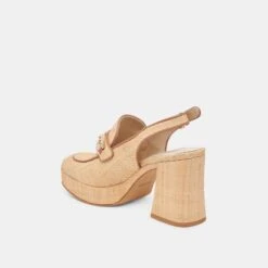 SIRUS HEELS LT NATURAL RAFFIA(Sirus Heels Lt Natural Raffia) -Dolce Vita Shop DOLCEVITA HEELS SIRUS LTNATURALRAFFIA 09