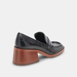TALIE LOAFERS NOIR EMBOSSED LEATHER - Re:vita(Talie Loafers Noir Embossed Leather Resale) -Dolce Vita Shop DOLCEVITA HEELS TALIE NOIREMBOSSEDLEATHER 03 220e3322 6ea5 4729 8be5 99eee0d09fcf