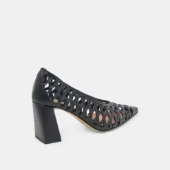 TANYA HEELS BLACK WOVEN LEATHER(Tanya Heels Black Woven Leather) 11 TANYA HEELS BLACK WOVEN LEATHER(Tanya Heels Black Woven Leather) -Dolce Vita Shop DOLCEVITA HEELS TANYA BLACKWOVENLEATHER 03