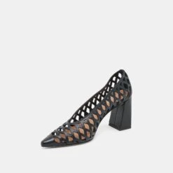 TANYA HEELS BLACK WOVEN LEATHER(Tanya Heels Black Woven Leather) 12 TANYA HEELS BLACK WOVEN LEATHER(Tanya Heels Black Woven Leather) -Dolce Vita Shop DOLCEVITA HEELS TANYA BLACKWOVENLEATHER 08
