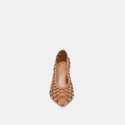 TANYA HEELS COGNAC WOVEN LEATHER(Tanya Heels Cognac Woven Leather) -Dolce Vita Shop DOLCEVITA HEELS TANYA COGNACWOVENLEATHER 04