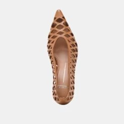 TANYA HEELS COGNAC WOVEN LEATHER(Tanya Heels Cognac Woven Leather) -Dolce Vita Shop DOLCEVITA HEELS TANYA COGNACWOVENLEATHER 06