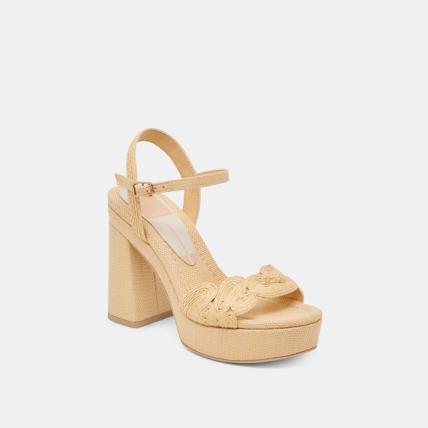 TINAYA HEELS LT NATURAL RAFFIA(Tinaya Heels Lt Natural Raffia) 2 TINAYA HEELS LT NATURAL RAFFIA(Tinaya Heels Lt Natural Raffia) - Image 2