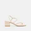 TRINI HEELS CREME LEATHER(Trini Heels Creme Leather)