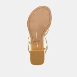 TRINI HEELS GOLD LEATHER(Trini Heels Gold Leather) -Dolce Vita Shop DOLCEVITA HEELS TRINI GOLDLEATHER 07