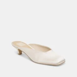 UMARA HEELS IVORY SATIN(Umara Heels Ivory Satin) -Dolce Vita Shop DOLCEVITA HEELS UMARA IVORYSATIN 01