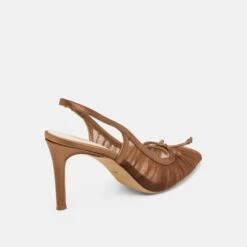 YELA HEELS MID BROWN TULLE(Yela Heels Mid Brown Tulle) -Dolce Vita Shop DOLCEVITA HEELS YELA MIDBROWNTULLE 03