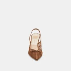 YELA HEELS MID BROWN TULLE(Yela Heels Mid Brown Tulle) -Dolce Vita Shop DOLCEVITA HEELS YELA MIDBROWNTULLE 04